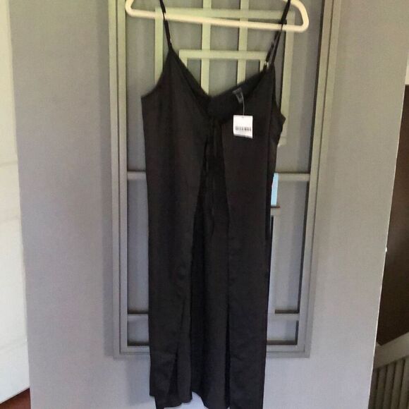 NWT Forever 21 satin spaghetti strap duster top overlay jacket size M - Picture 3 of 5